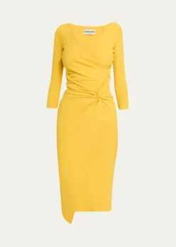 Chiara Boni La Petite RobeAxas Side-Twist Bodycon Dress