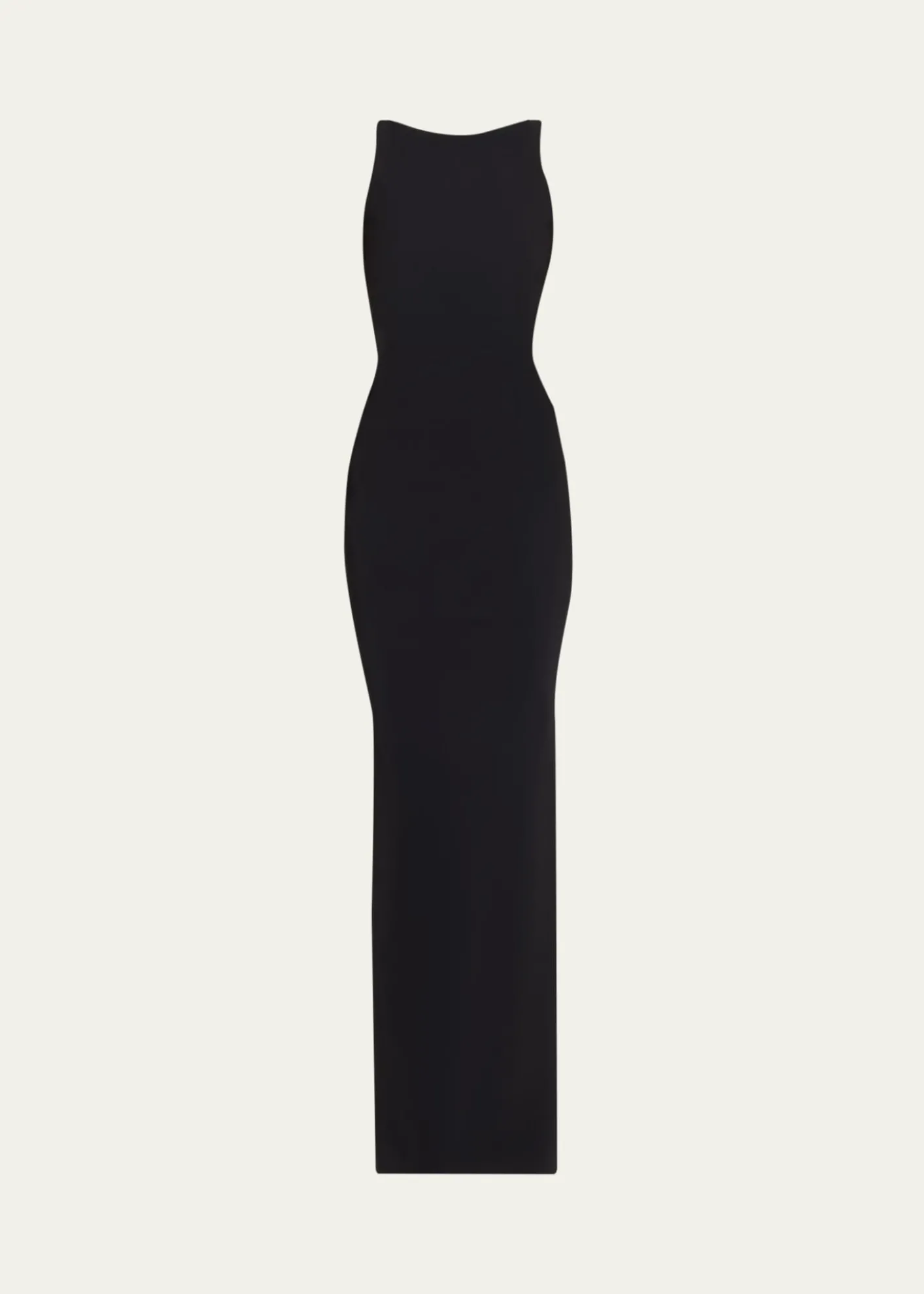 Chiara Boni La Petite RobeEman Sleeveless Draped Column Gown