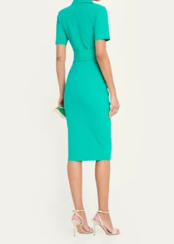 Chiara Boni La Petite RobeIttig Ruffle Bodycon Midi Dress
