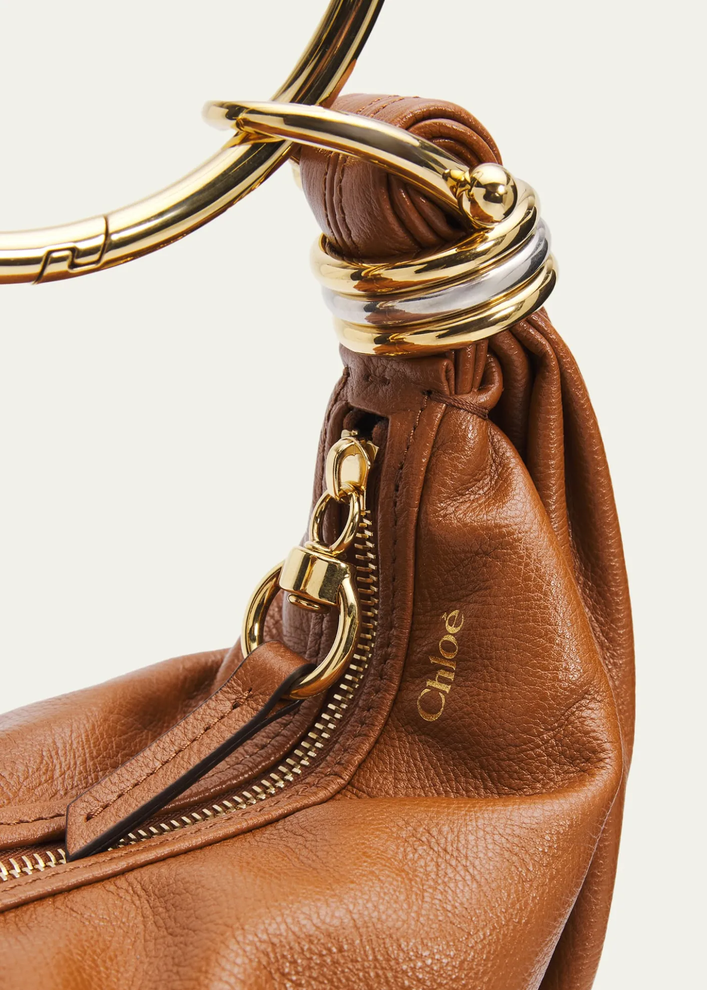ChloeBracelet Bag Mini in Shiny Grained Calfskin