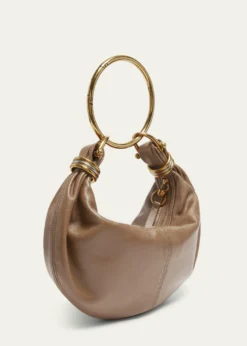 ChloeBracelet Bag Mini in Shiny Grained Calfskin