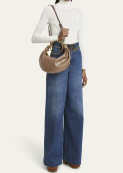 ChloeBracelet Bag Mini in Shiny Grained Calfskin