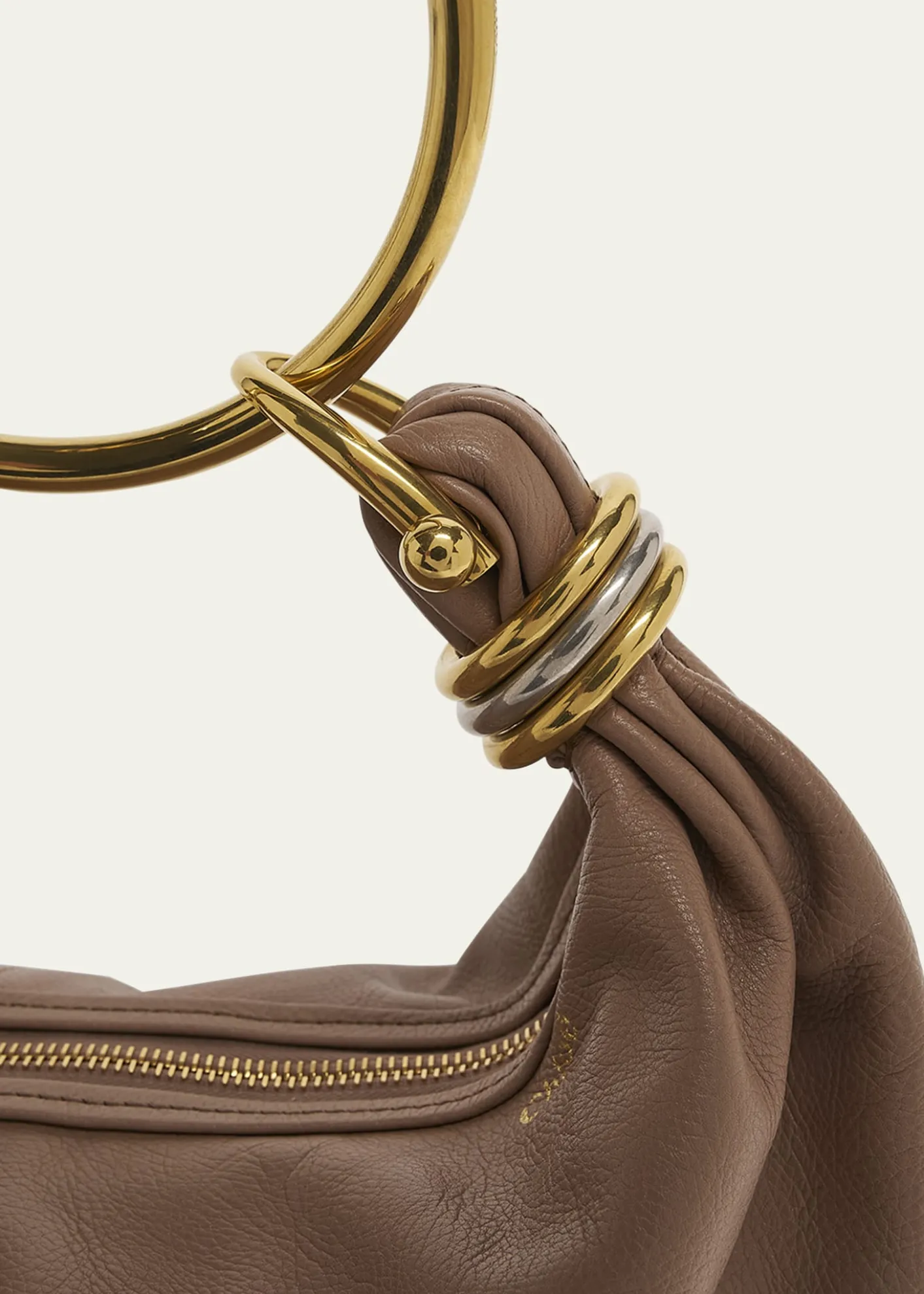 ChloeBracelet Bag Mini in Shiny Grained Calfskin