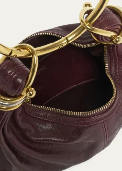 ChloeBrarcelet Mini Top-Handle Bag in Grained Leather