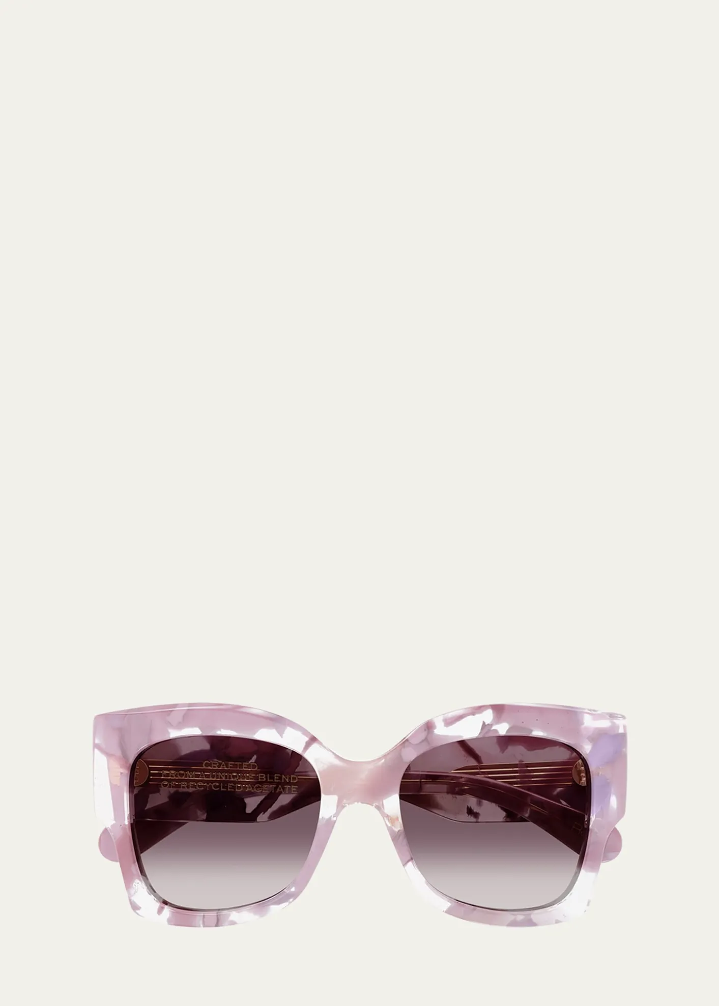 ChloeCH0252S Butterfly Gradiant Acetate Sunglasses