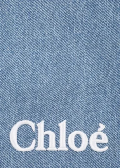 ChloeCotton Denim Changing Bag