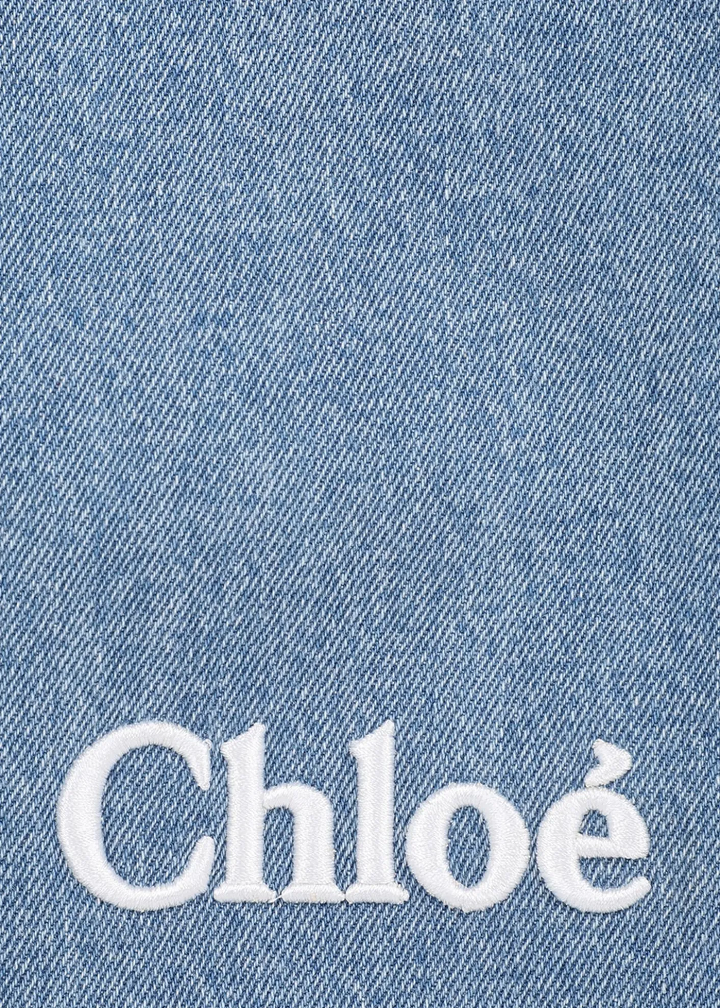 ChloeCotton Denim Changing Bag