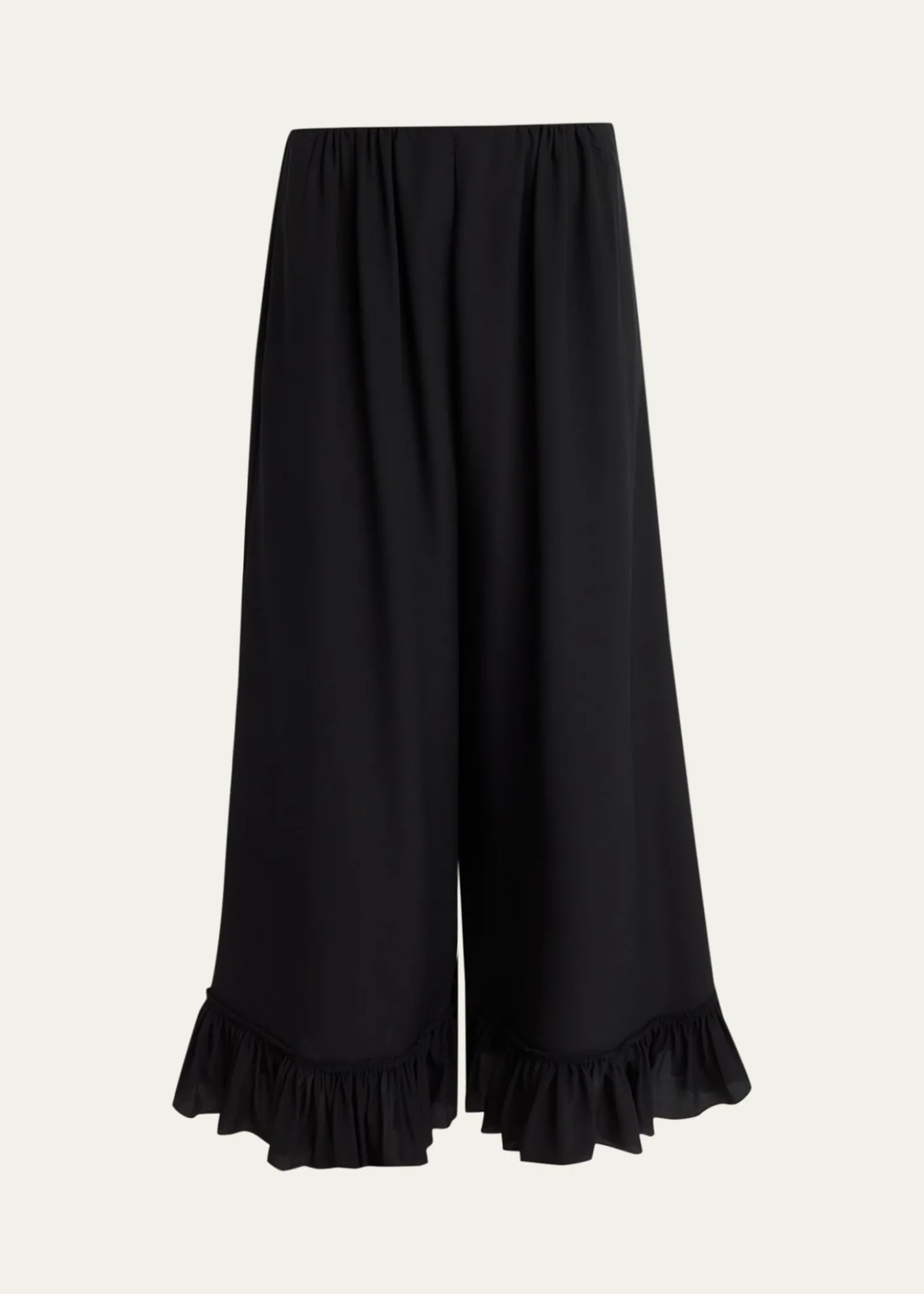 ChloeFlared Hem Silk Trousers