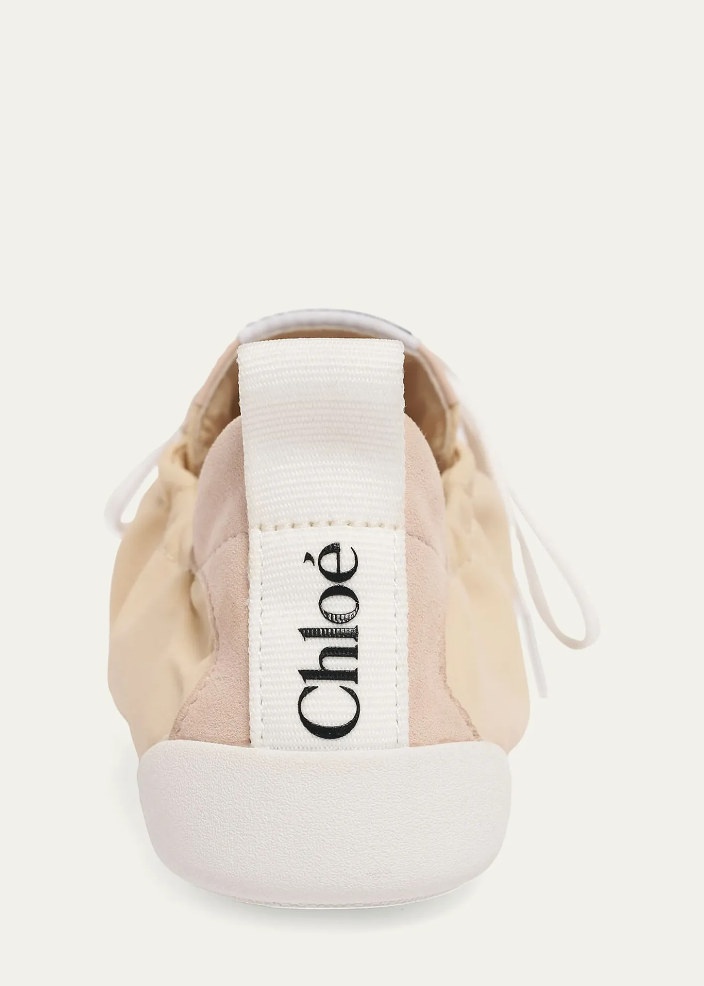 ChloeKick Mixed Leather Low-Top Sneakers