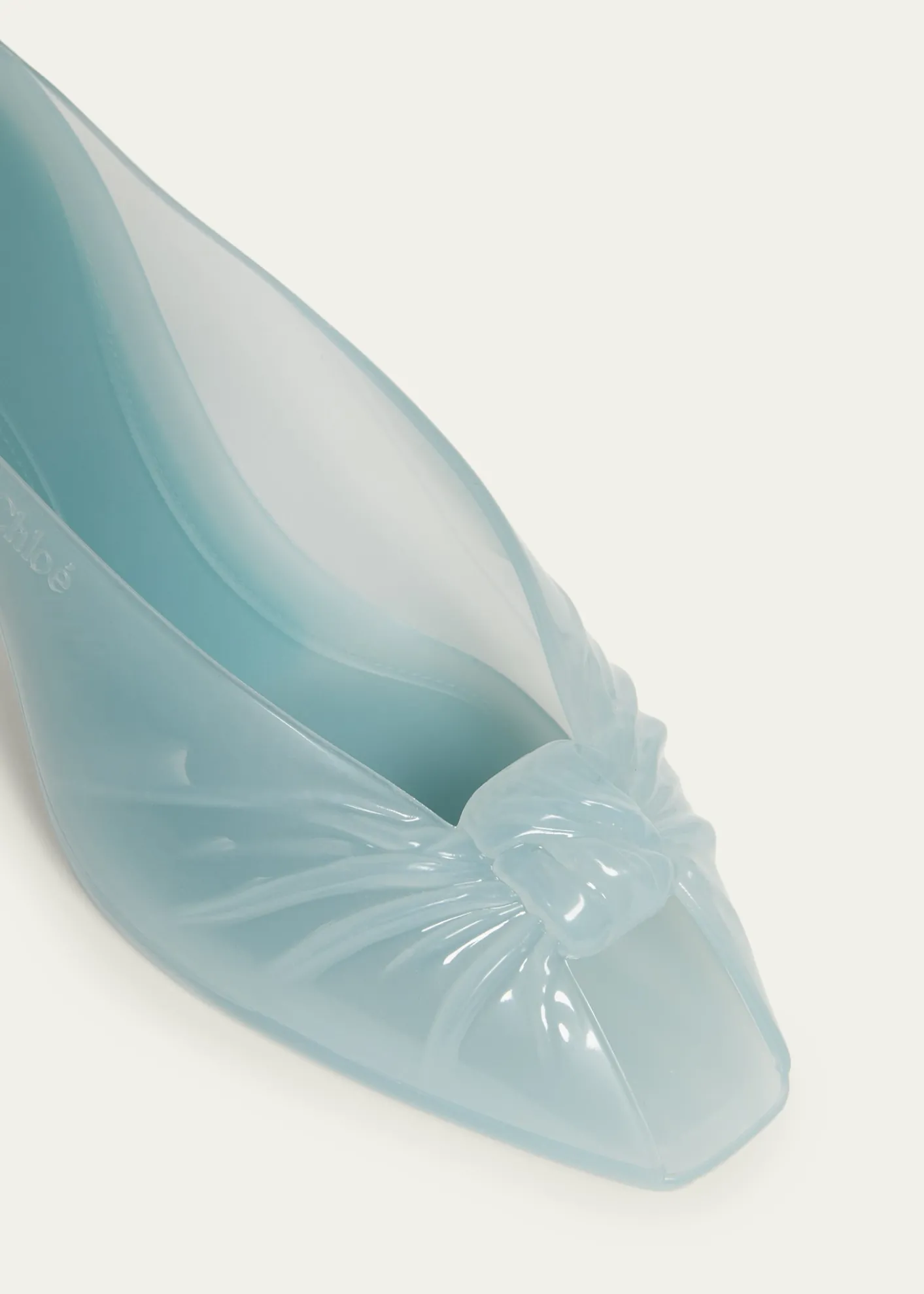ChloeKnotted Jelly Mules