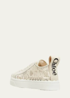 ChloeLauren Logo Lace Low-Top Sneakers