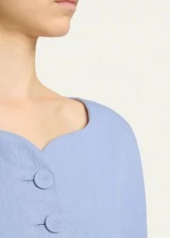 ChloeLinen Crop Jacket