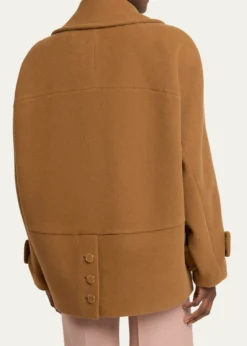 ChloeLower Impact Wool Herringbone Jacket