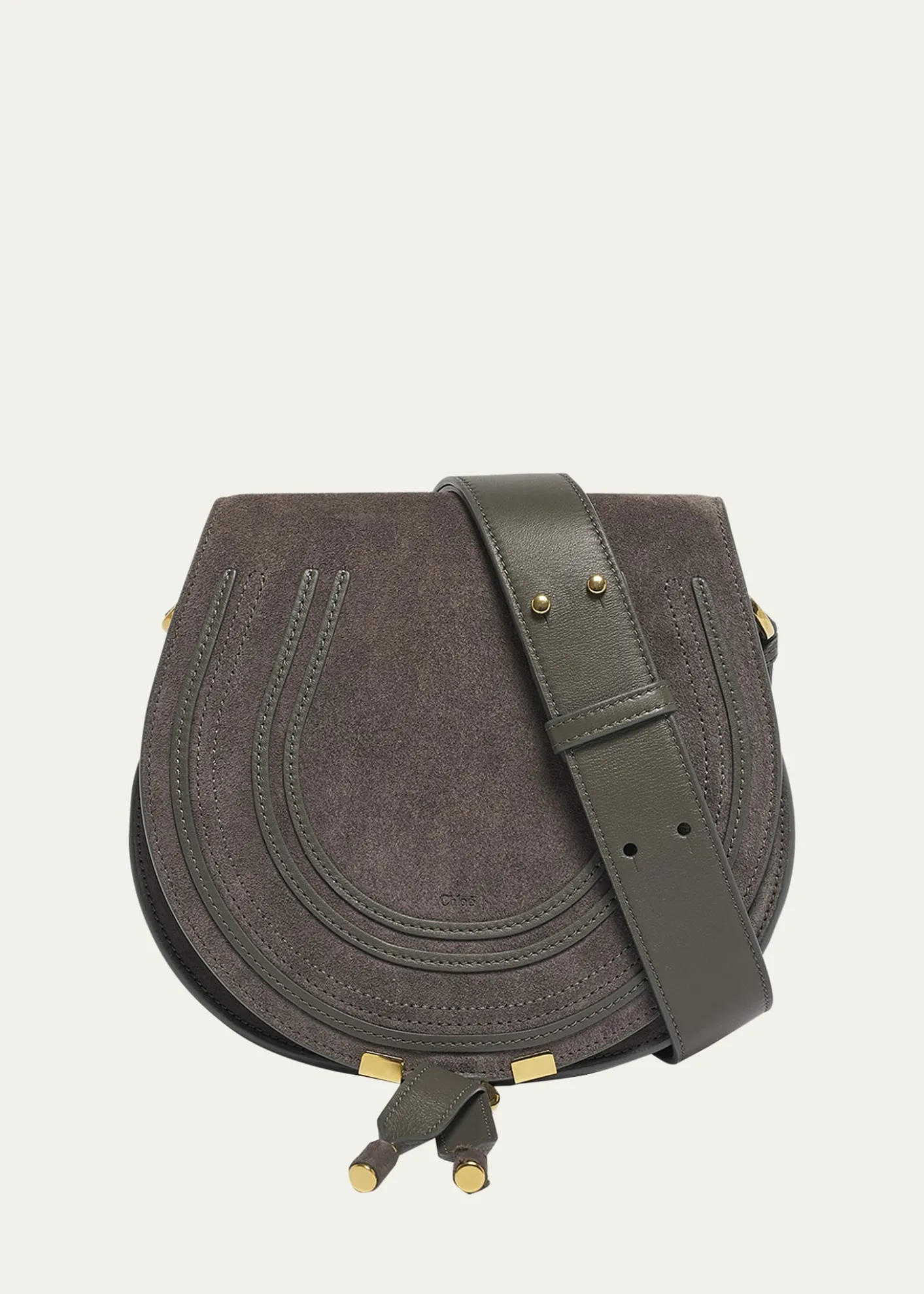 ChloeMarcie Crossbody Bag in Calfskin Suede