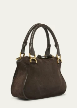 ChloeMarcie Double Carry Satchel in Calfskin Suede