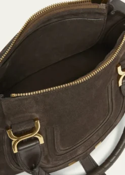 ChloeMarcie Double Carry Satchel in Calfskin Suede
