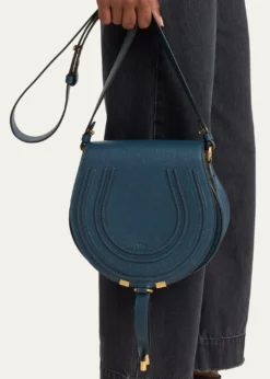 ChloeMarcie Medium Slim Crossbody Bag in Grained Calfskin