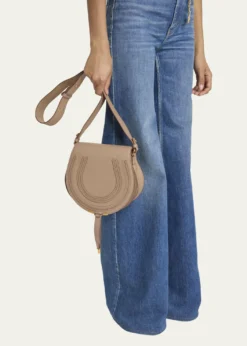ChloeMarcie Medium Slim Crossbody Bag in Grained Calfskin