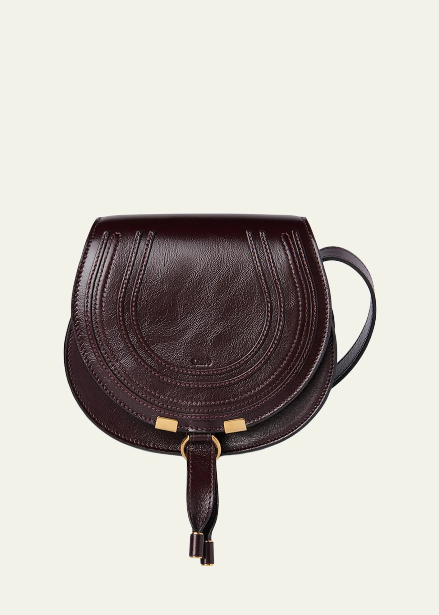 ChloeMarcie Small Crossbody Bag in Shiny Calfskin
