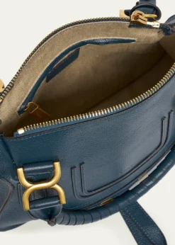 ChloeMarcie Small Satchel Bag in Grained Calfskin