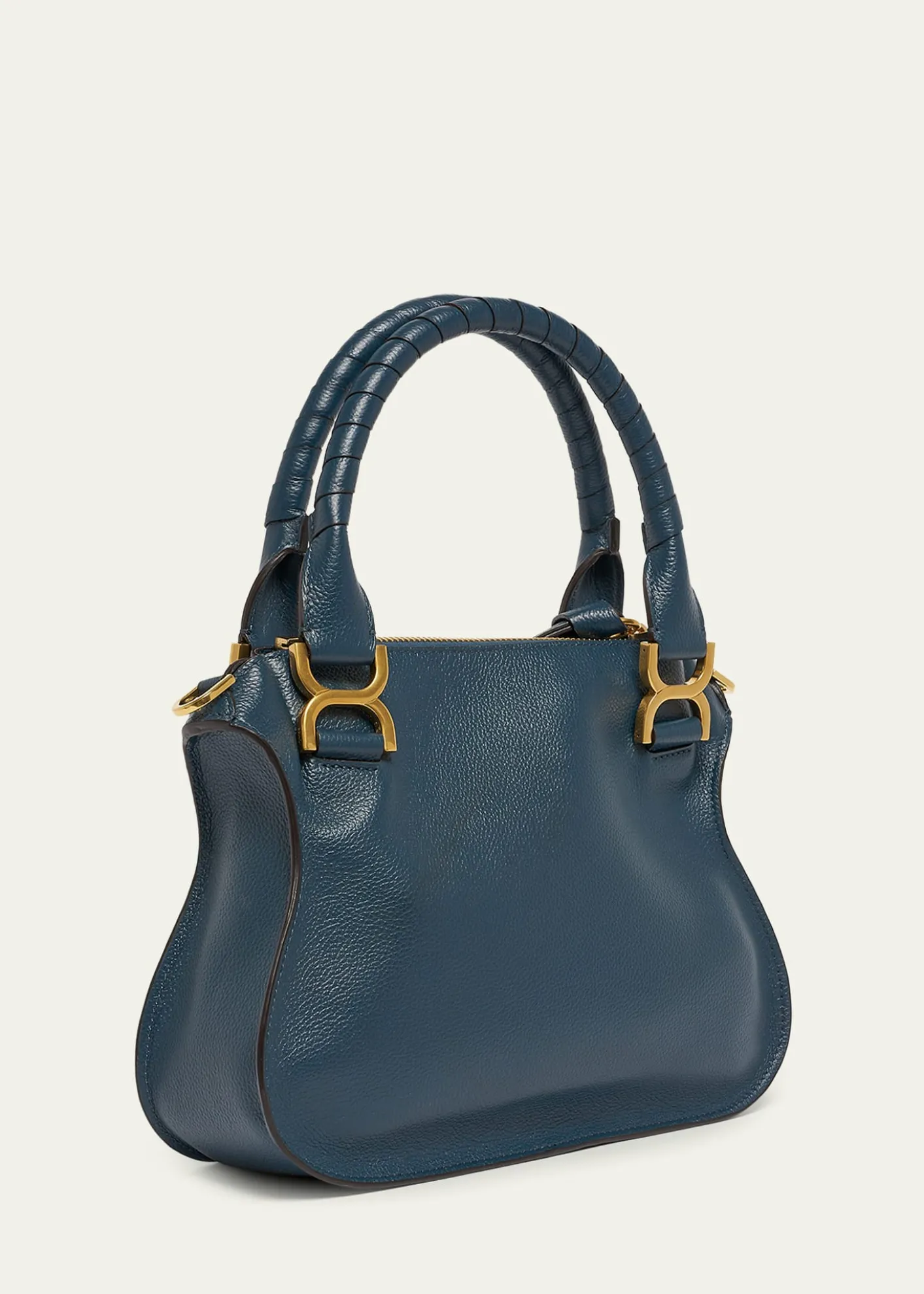 ChloeMarcie Small Satchel Bag in Grained Calfskin