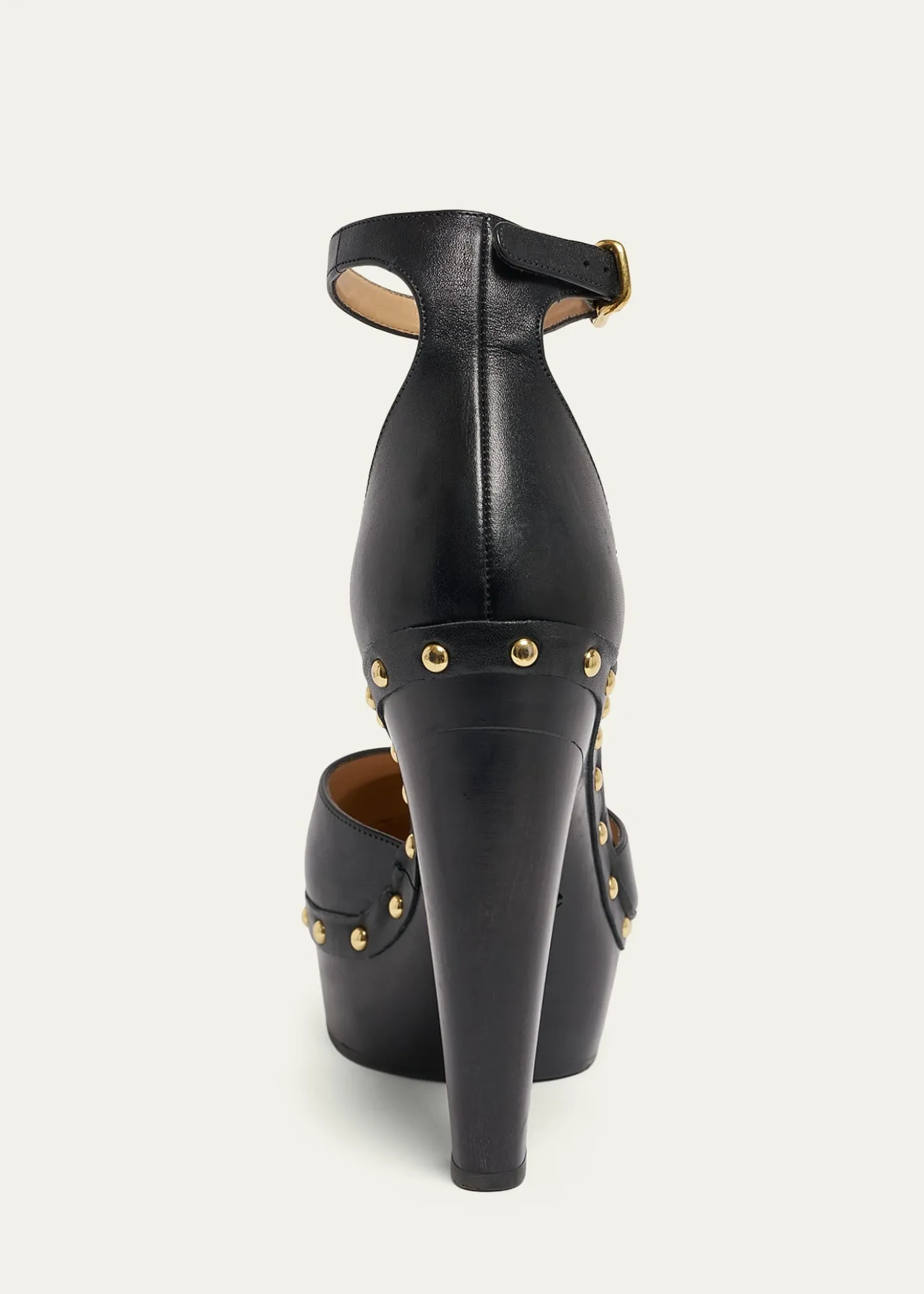 Chloe130mm Lola Leather Platform Pumps