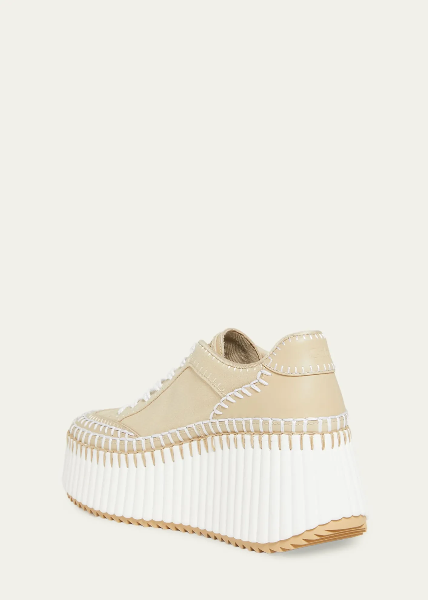 ChloeNama Canvas Platform Sneakers
