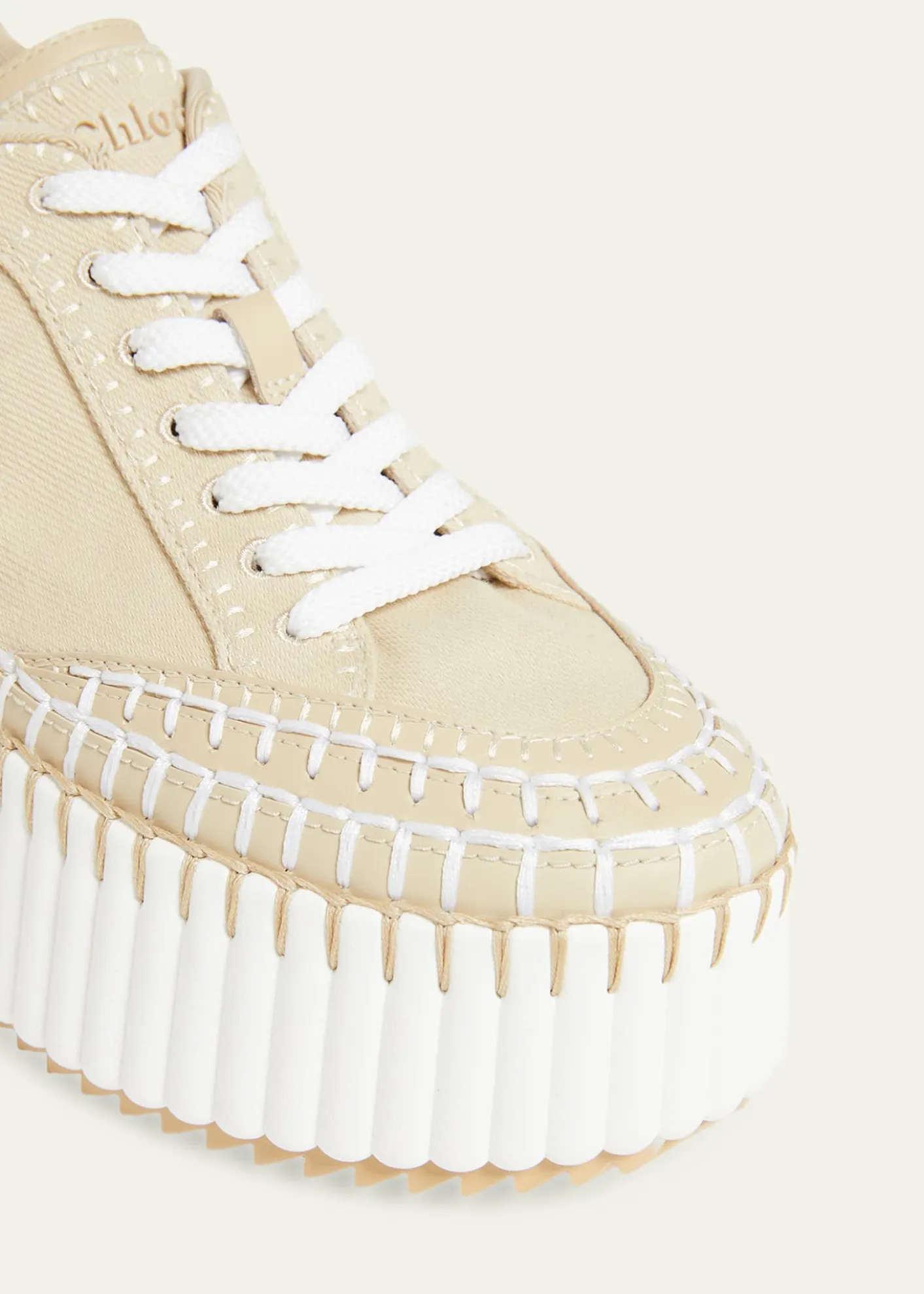ChloeNama Canvas Platform Sneakers