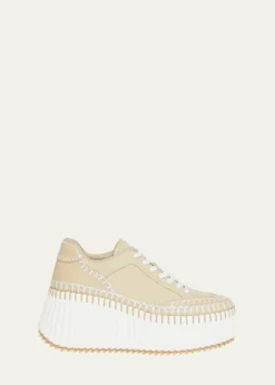 ChloeNama Canvas Platform Sneakers