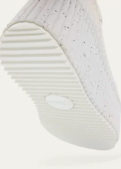 ChloeNama Platform Speckled Mix Leather Sneakers