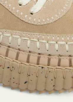 ChloeNama Suede Stitch Walking Sneakers