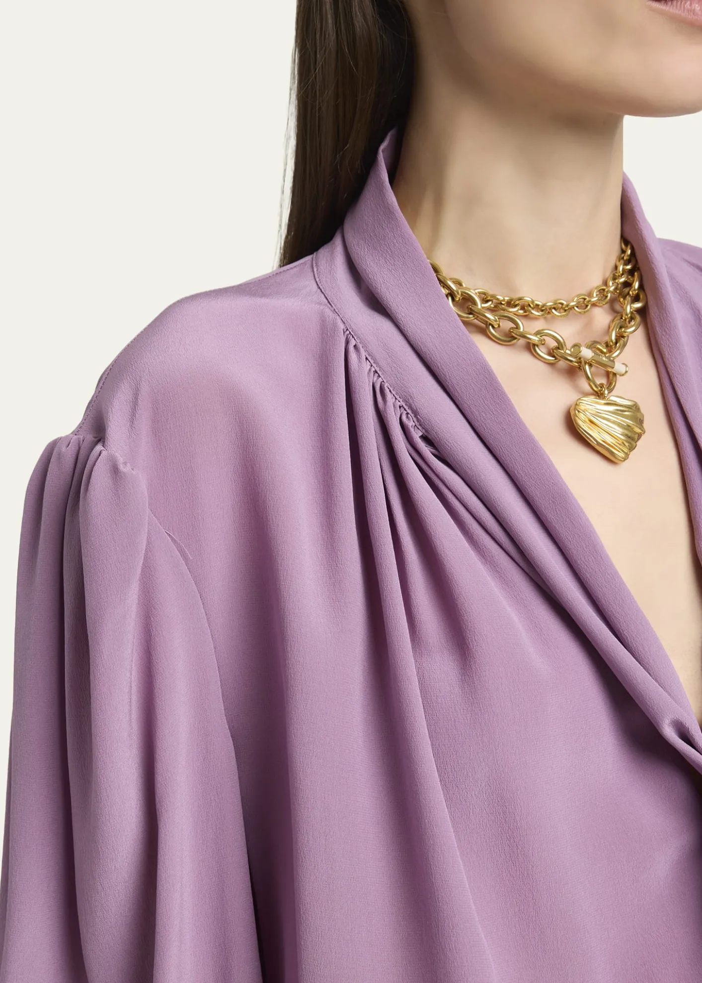 ChloeOrganic Silk Crepe De Chine Dress