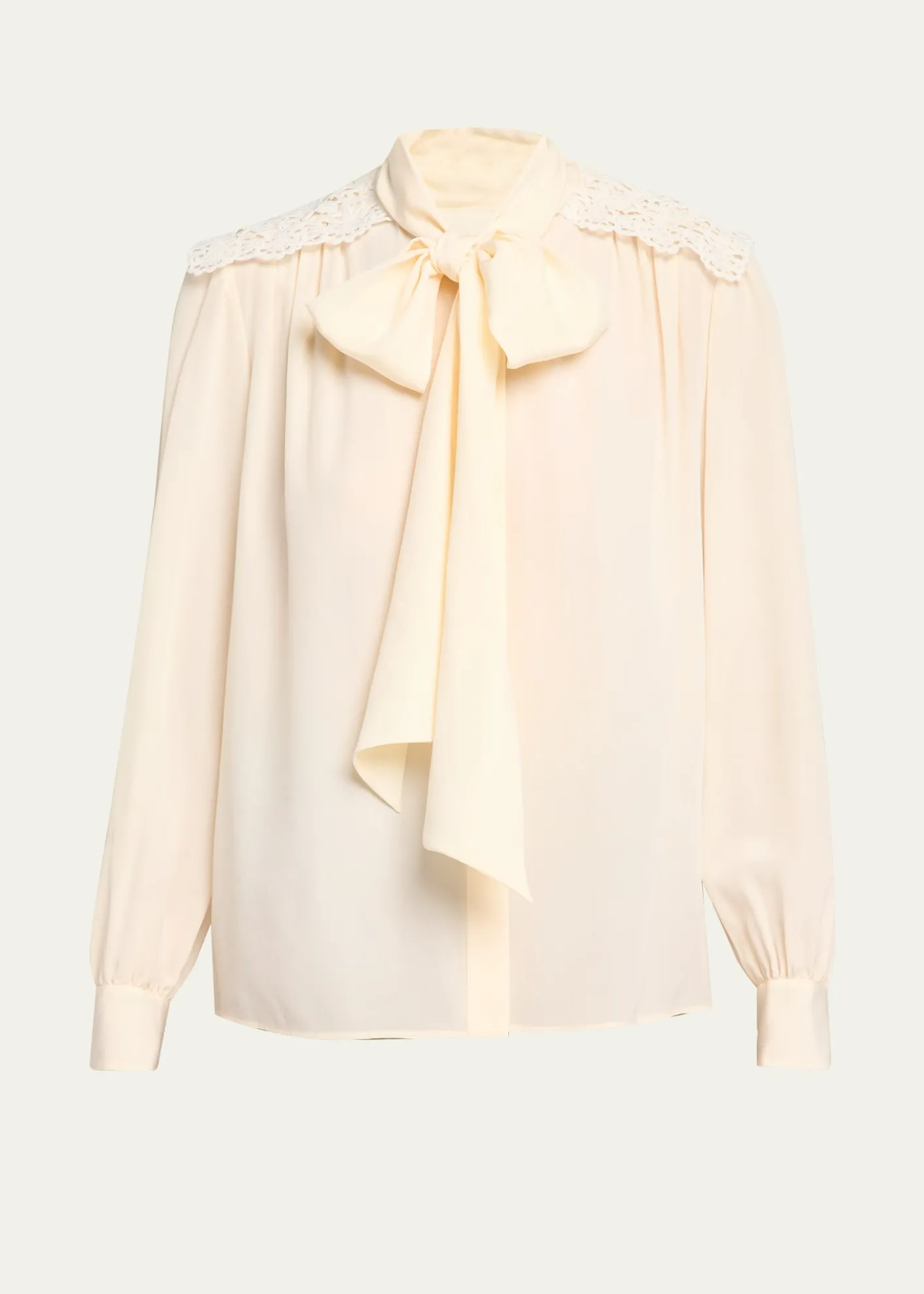 ChloeOrganic Silk Crepe De Chine Blouse