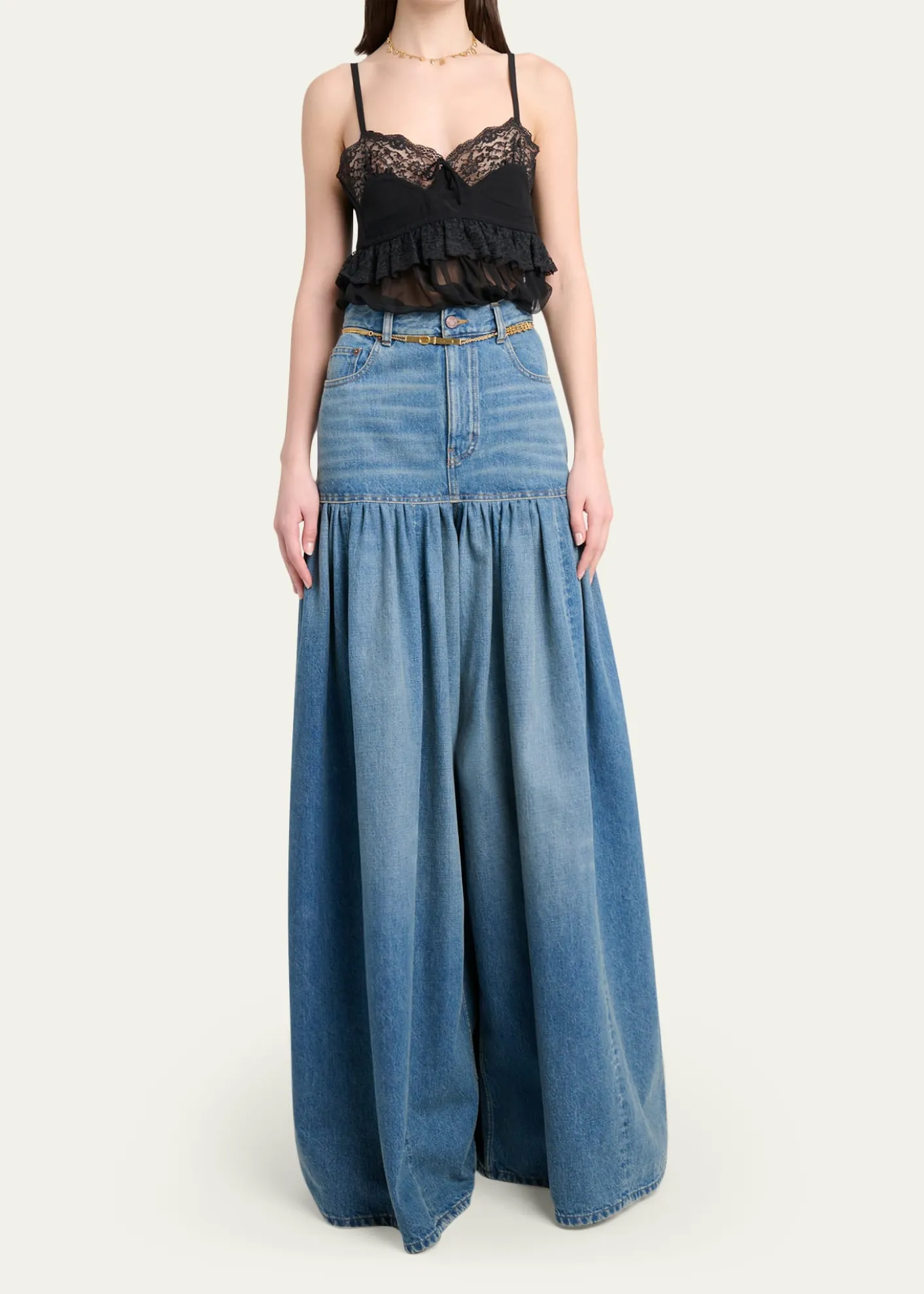 ChloeOrganic Silk Crepe De Chine Top