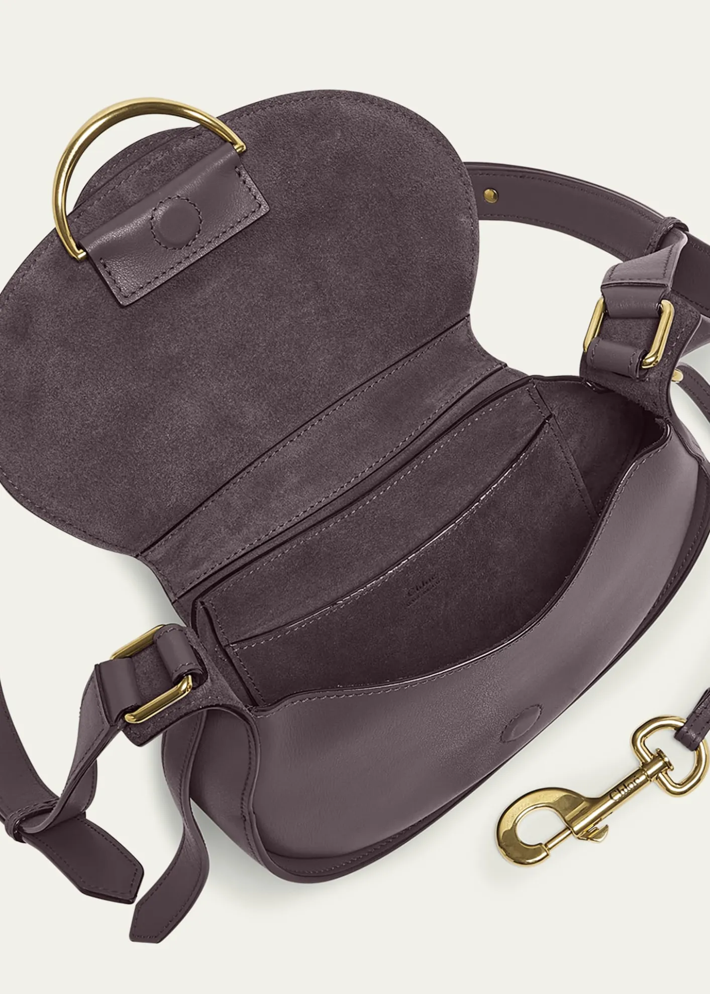 ChloeRide Small Flap Crossbody Bag in Calfskin