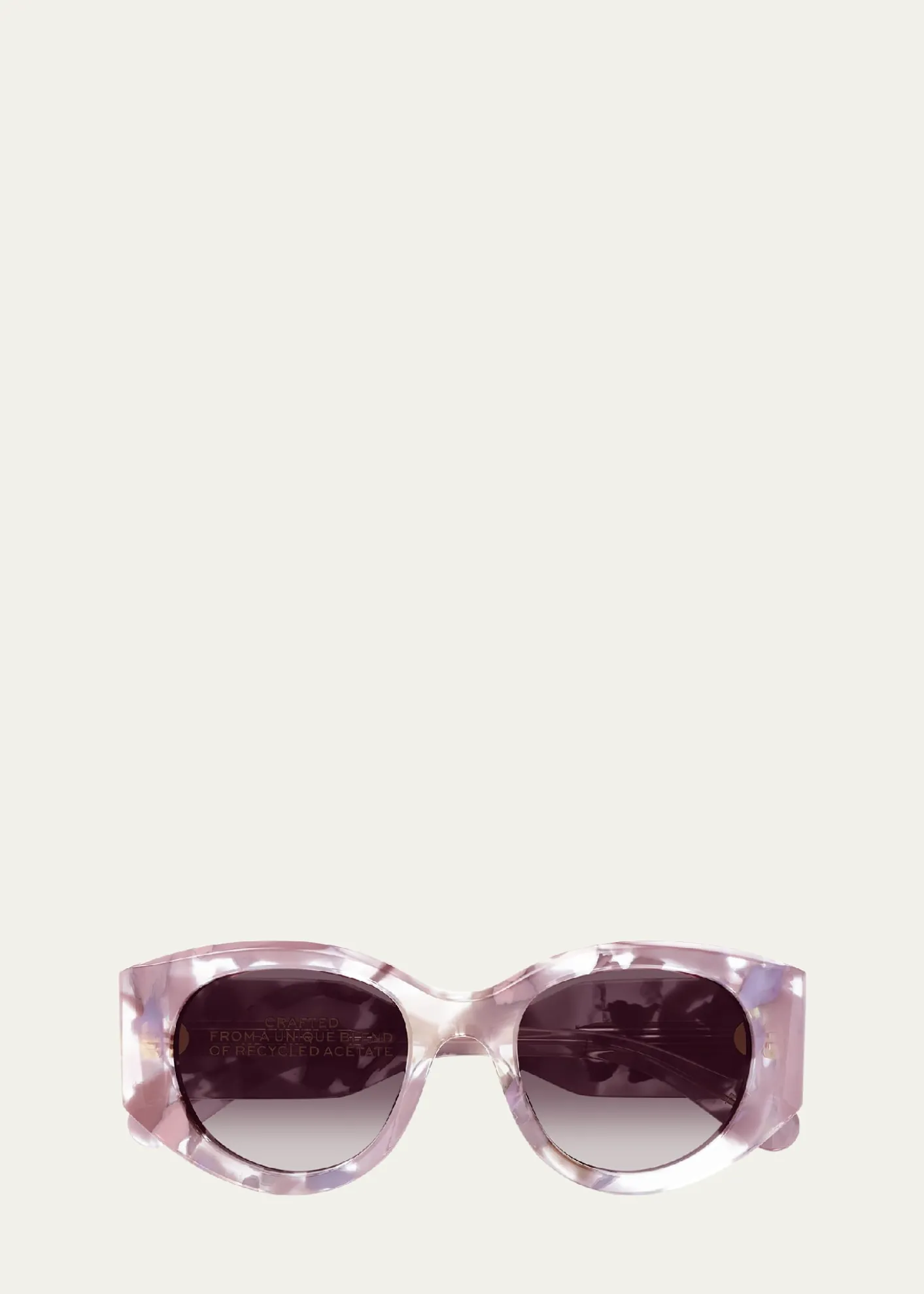ChloeRound Acetate Sunglasses