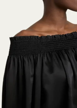 ChloeSilk Off-The-Shoulder Top