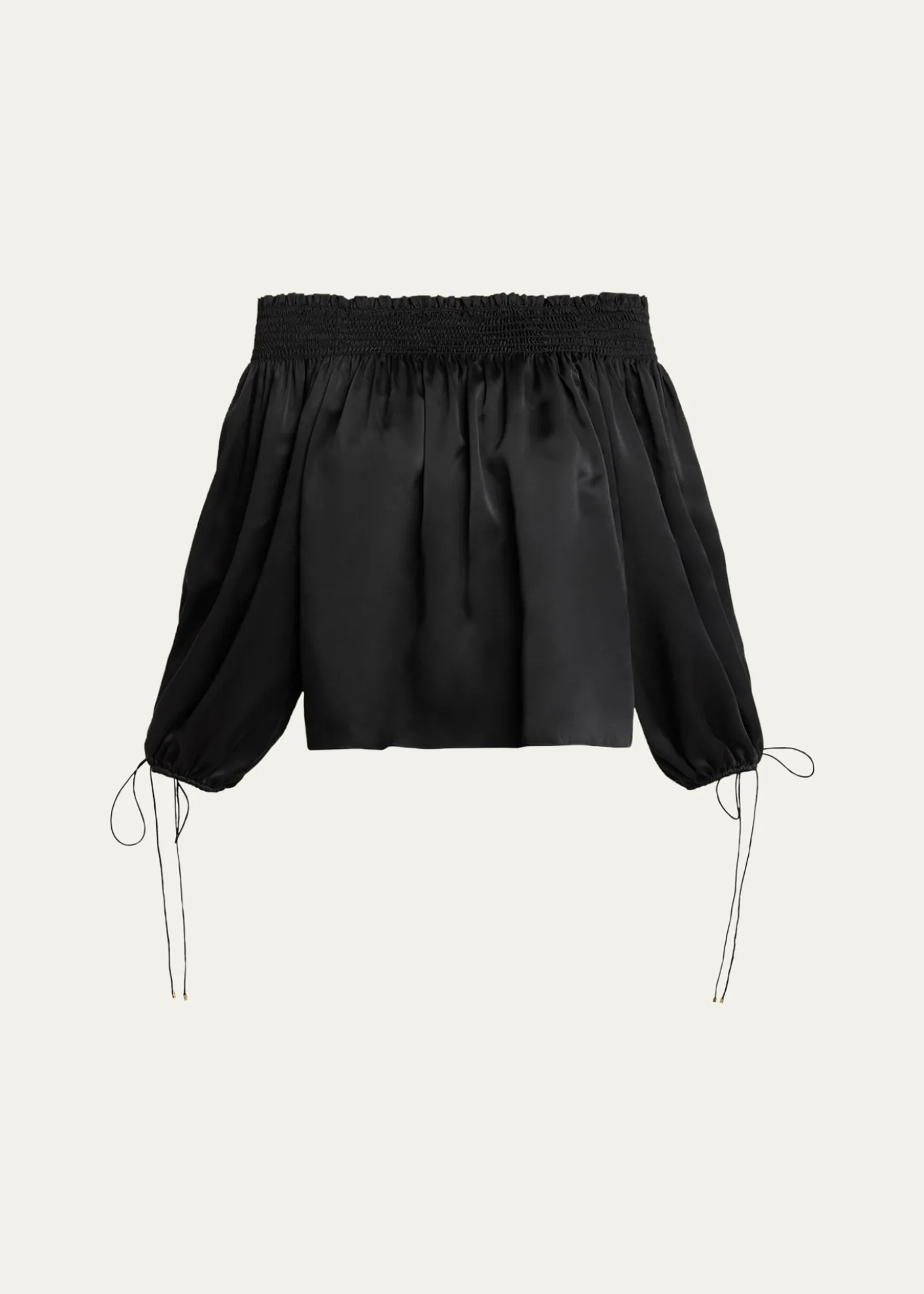 ChloeSilk Off-The-Shoulder Top