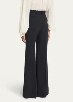 ChloeSoft Crepe Wide-Leg Pants