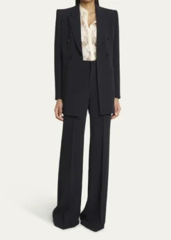 ChloeSoft Crepe Wide-Leg Pants