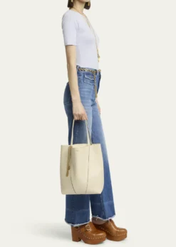 ChloeSpin Medium Tote Bag in Leather