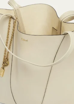 ChloeSpin Medium Tote Bag in Leather