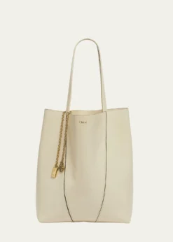 ChloeSpin Medium Tote Bag in Leather