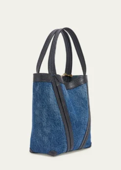ChloeSpin Mini Tote Bag in Cotton Denim