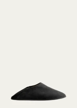 ChristenBig Bootie Suede Slipper Mules