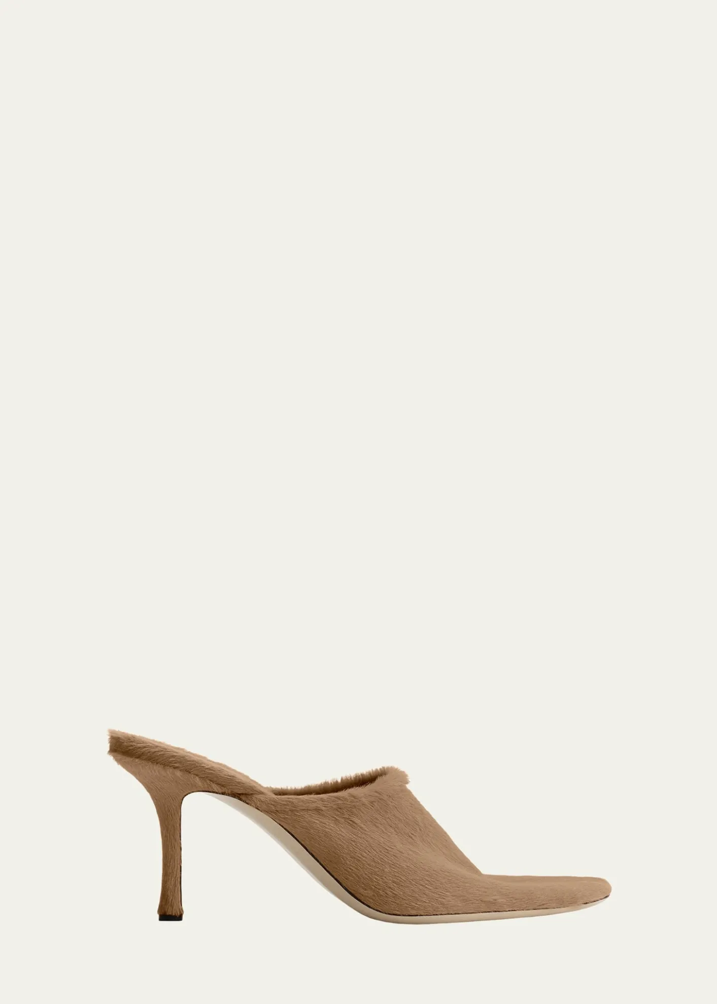 Christen75mm Elipse Calf Hair Mules