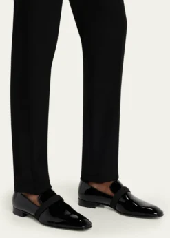 Christian LouboutinMen's Dandydeco Red-Sole Patent Loafers
