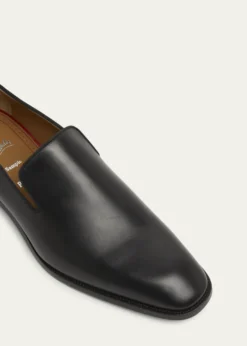 Christian LouboutinMen's Danny Flex Red-Sole Leather Loafers