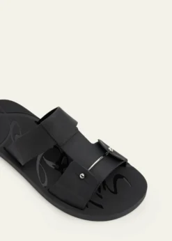 Christian LouboutinMen's Zakouski Flat Rubber Sandals