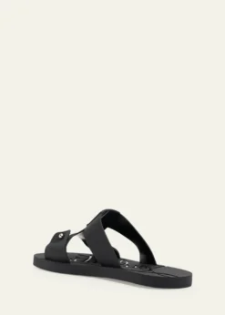 Christian LouboutinMen's Zakouski Flat Rubber Sandals